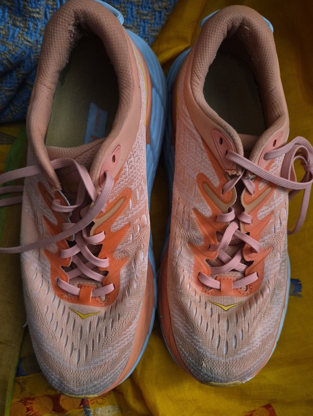Hoka One One Women's Peach/Peach Running Sneakers